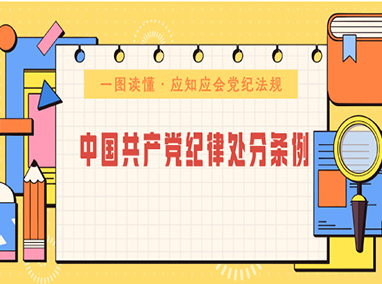 一圖讀懂·應(yīng)知應(yīng)會黨紀(jì)法規(guī)丨《中國共產(chǎn)黨紀(jì)律處分條例》